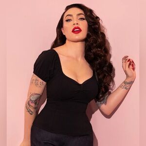 Vixen by Micheline Pitt Powder Puff Black